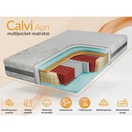 MKS Taschenmatratze CALVI 200 x 200 cm H3/H4