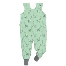 ODENWÄLDER Sommer-Schlafoverall Hopsi happy giraffe deep forest, 98/104