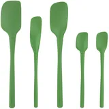 Tovolo Flex-Core® All Silikon Spatel 5er Set für Mahlzeiten Zubereitung, Kochen, Backen und mehr - Pesto