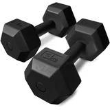 trex sport Kurzhanteln Hanteln Set 2er Set 6 kg schwarz
