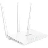 Tenda N300 Wireless WLAN Router mit High Power 5dBi Antennen (F3), weiß
