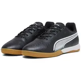 Puma King Match IT Soccer Shoe, Black White, 45 EU