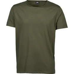 Tee Jays Men's Raw Edge Tee - olive - L