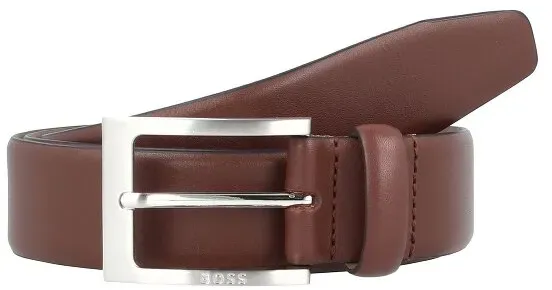 Boss Barnabie Gürtel Leder 100 cm braun