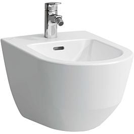 LAUFEN Pro Wand-Bidet H8309520373041 36x53cm, Ausladung 53cm, Eckventile außenliegend, manhattan