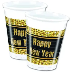 8 Becher Silvester Party