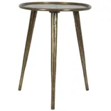 Light & Living Beistelltisch, Bronze, Metall, Rund, 36x47x36 cm, CE, Wohnzimmer, Wohnzimmertische, Beistelltische