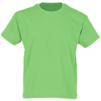 KIDS ORIGINAL T - leichtes Rundhalsausschnitt T-Shirt für Kinder in versch. Farben und Größen, lime, 116