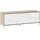 Loungitude Brooklyn TV-Lowboard 130 x 47 x 41 cm Weiß/Eiche