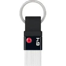 Emtec T100 64GB USB-Stick USB 3.2 Nano Ring mit Schlüsselring, ultradünn