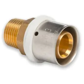Selfio Aluverbund Pressfitting Übergang Außengewinde 26 x 3 - 1/2" Fitting