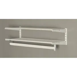 diy elements Element System Regal-Set Wardrobe, weiß Garderobe Jackenständer Kleiderhaken