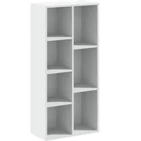vidaXL Bücherregal 50 x 25 x 105 cm Weiß
