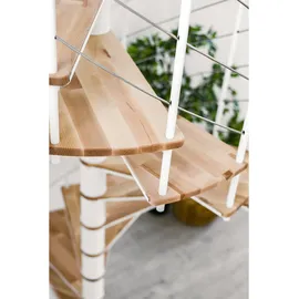 Minka Spindeltreppe Fusion 37 295 cm Edelstahl/Holz Grau