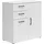 milino Kommode Multi-Stauraum 80 x 83 x 40 cm Weiß