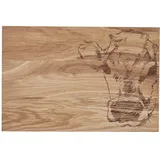 BUTLERS Frühstücksbrettchen Eiche 1 30 x 20 cm Braun