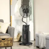 Homcom Standventilator 135 cm Schwarz