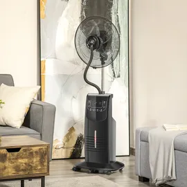 Homcom Standventilator 135 cm Schwarz