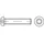 TOOLCRAFT Linsenschrauben M10 20 mm 200 Stück