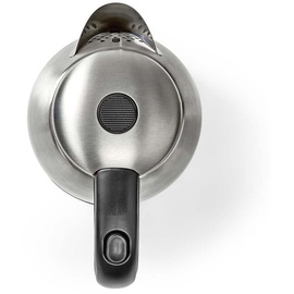 Nedis Wasserkocher - 1.7 l - Edelstahl - - Um 360 Grad drehbar - Verdecktes Heizelement - Strix Controller - Boil-dry protection