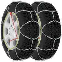 vidaXL Schneeketten für Autoreifen 2 Stk. 16 mm SUV 4x4 Größe 390