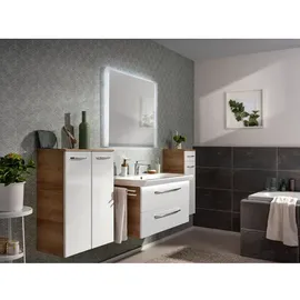 Fackelmann Waschbeckenunterschrank Milano 2 Schubladen 100 x 49,5 x 48 cm Weiß