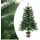 vidaXL Künstlicher Weihnachtsbaum mit Beleuchtung & Kugeln Grün 90 cm