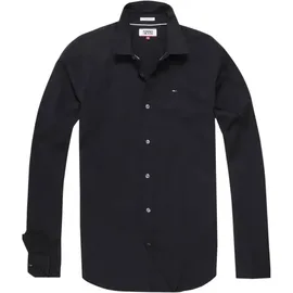 Tommy Hilfiger Original Stretch Slim Fit Langarmhemd Tommy Black XS