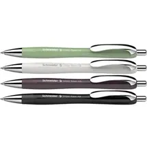 Schneider Kugelschreiber Slider Rave XB farbsortiert, Schreibfarbe: blau, 3 St. + GRATIS 1 St.