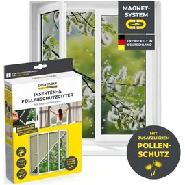 EasyMaxx Insektenschutzgitter 130 x 150 cm Schwarz