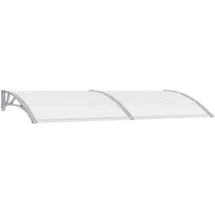 vidaXL Türvordach 240 x 80 cm grau