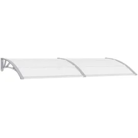 vidaXL Türvordach 240 x 80 cm grau