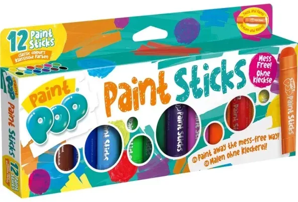 Paint Pop Paint Sticks, kreative Farben (12St)