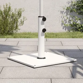 vidaXL Schirmständer Stahl 17 kg Weiß