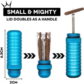 Peaty's Holeshot Tubeless Puncture Plugger Kit Reparatursatz - rosa