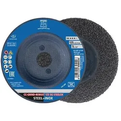 Pferd Schleifscheibe CC-GRIND-ROBUST SG STEELOX D125xSmm STA/VA Bohr.22,23mm
