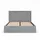 mebligo Polsterbett 180 x 200 cm Grau