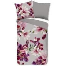 Good Morning Inca Blumen Grau 155 x 220 cm + 2 x 80 x 80 cm