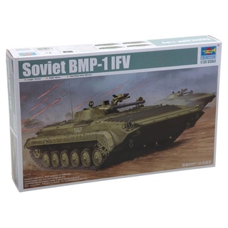 Trumpeter 05555 Modellbausatz Soviet BMP-1 IFV, Verschieden, Grün