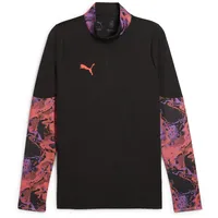 Puma Individualcup Halbreißverschluss-sweatshirt - Black - XS