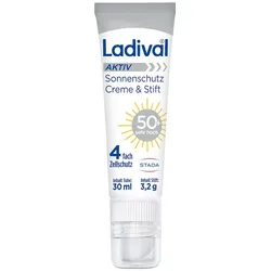 Ladival Aktiv Sonnenschutz Creme & Stift LSF 50+