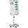 Relaxdays Flipchart 70 x 185 cm Grau/Mehrfarbig