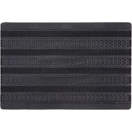 Astra Fußmatte ASTRA "Rubic329", schwarz B:40cm H:8mm L:60cm, Gummi Teppiche, Fußmatte, Gummi Fussmatte mit Rillen, rutschfest