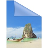 Lichtblick Fensterfolie »Thailand«, 1 St., blickdicht, strukturiertKlebepunkte, selbstklebend, Sichtschutz, bunt B/L: ca. 50x50 cm (B x L)