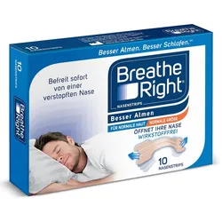 Besser Atmen Breathe Right Nasenstrips beige