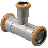 Geberit Mapress Therm T-Stück reduziert d76.1-28-76.1
