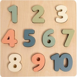 Pearhead Lernpädagogisches Zahlen-Puzzlespiel aus Holz