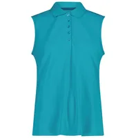 CMP Woman Polo Sleeveless tiffany (L915) 34