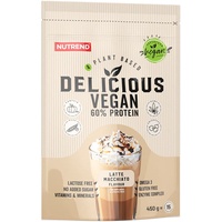 Nutrend Delicious Vegan Protein, 450 g, Latte Macchiato
