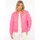 Zwillingsherz Bomberjacke "Be Happy" modisch, Kontrastdetails, regular fit, langärmelig, mit Herzsticker rosa L (40)